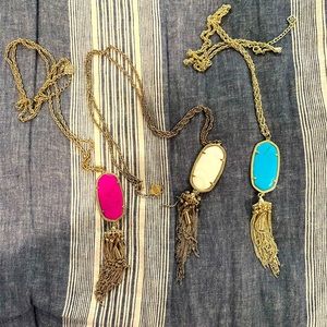 3 Kendra Scott Rayne Necklaces